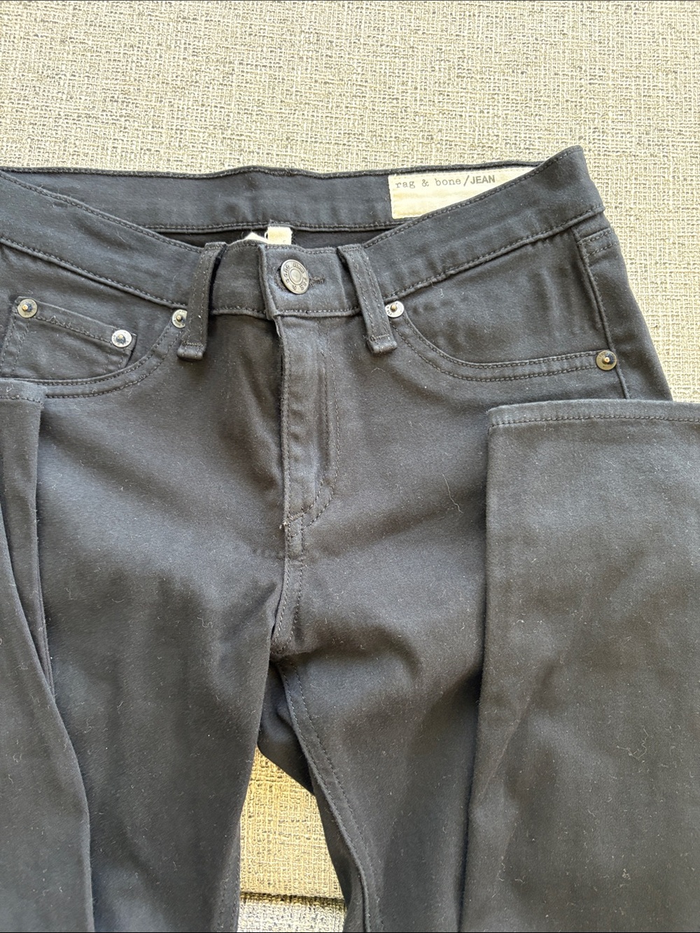 rag & bone Black Leggings